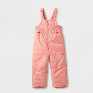 Cat & Jack pink snow bib 18 months
